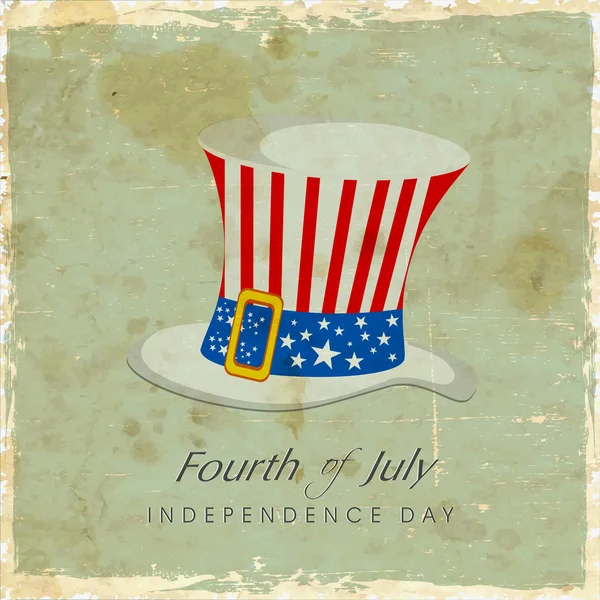 4 июля, День независимости США . — стоковый вектор