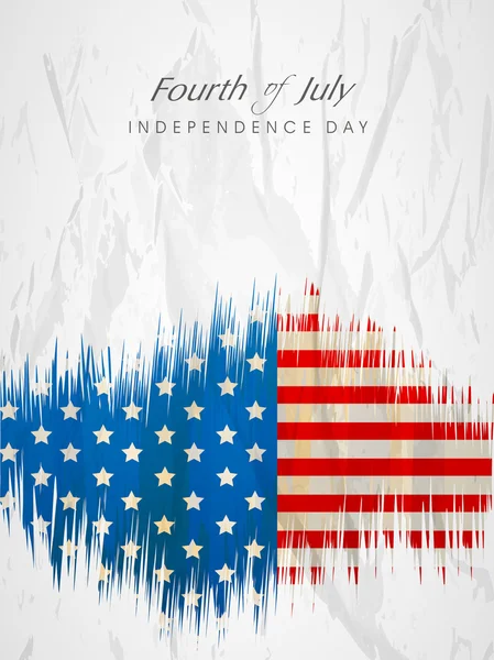 4. července, americký den nezávislosti pozadí. — Stockový vektor