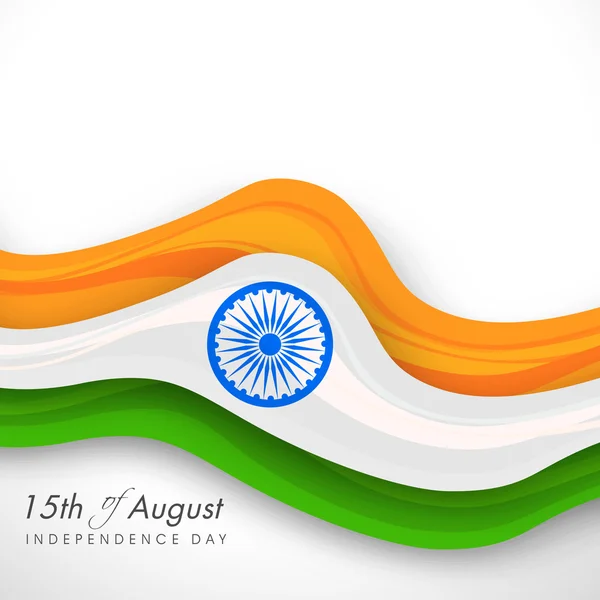 Fondo del Día de la Independencia India . — Vector de stock