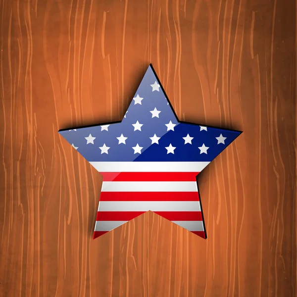 7 월, 미국 독립 기념일 배경 4. — 스톡 벡터