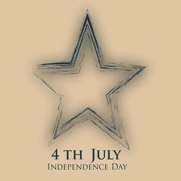 Július 4, Amerikai függetlenség napja háttér. — Stock Vector