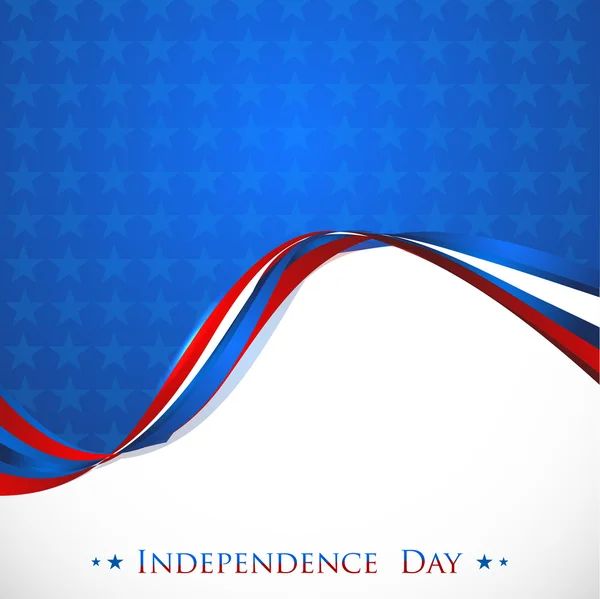 4th of July, American Independence Day background. — Stock Vector