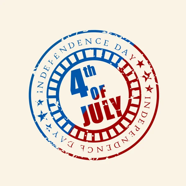 4. července, americký den nezávislosti pozadí. — Stockový vektor