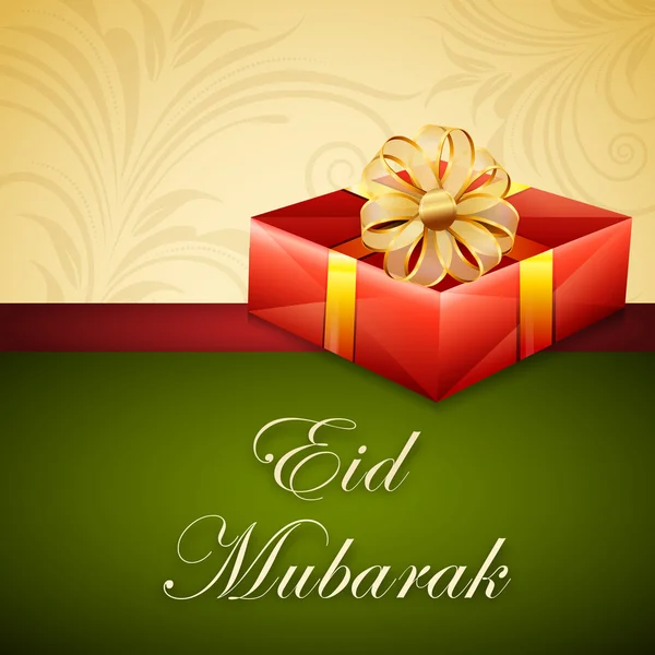 Resumen Festival de la comunidad musulmana Eid Mubarak fondo . — Vector de stock