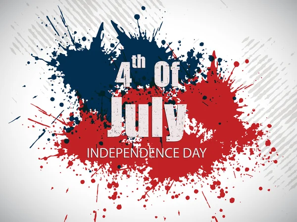 4 luglio, sfondo del giorno dell'indipendenza americana . — Vettoriale Stock