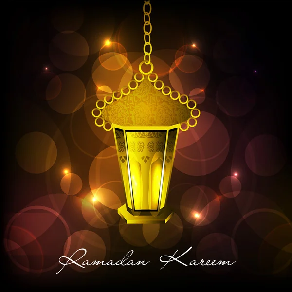 Concept pour la communauté musulmane Mois sacré du Ramadan Kareem . — Image vectorielle