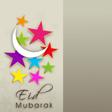 soyut Müslüman topluluk festival eid mubarak arka plan.