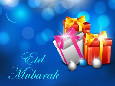 soyut Müslüman topluluk festival eid mubarak arka plan.