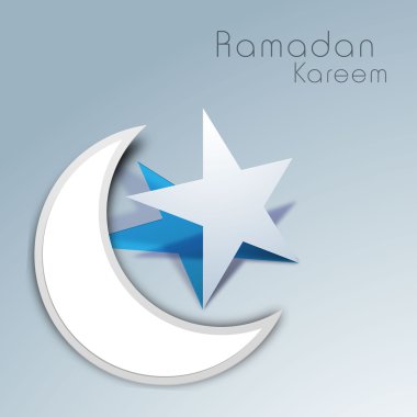 Konsept için Müslüman topluluk kutsal ayı Ramazan kareem.
