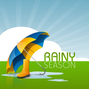 soyut yağışlı sezon arka plan.