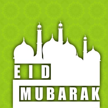 soyut Müslüman topluluk festival eid mubarak arka plan.