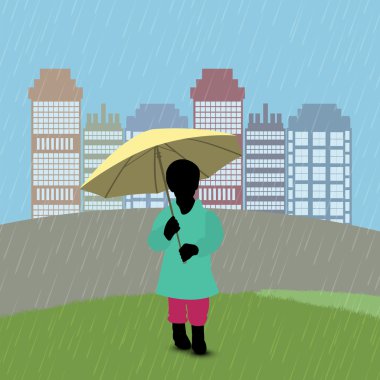 soyut yağışlı sezon arka plan.