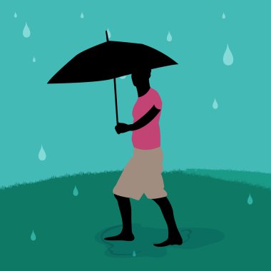 soyut yağışlı sezon arka plan.