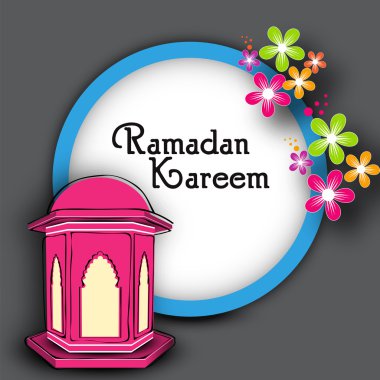 Konsept için Müslüman topluluk kutsal ayı Ramazan kareem.