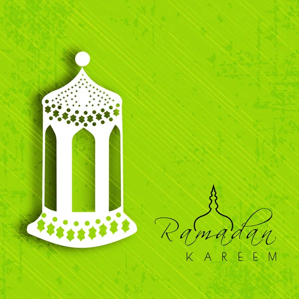 Concept pour la communauté musulmane Mois sacré du Ramadan Kareem . — Image vectorielle