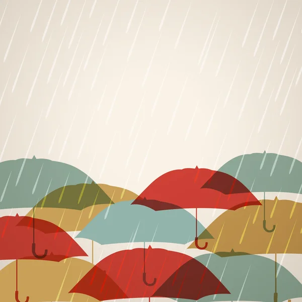 Fondo abstracto de temporada de lluvias . — Vector de stock