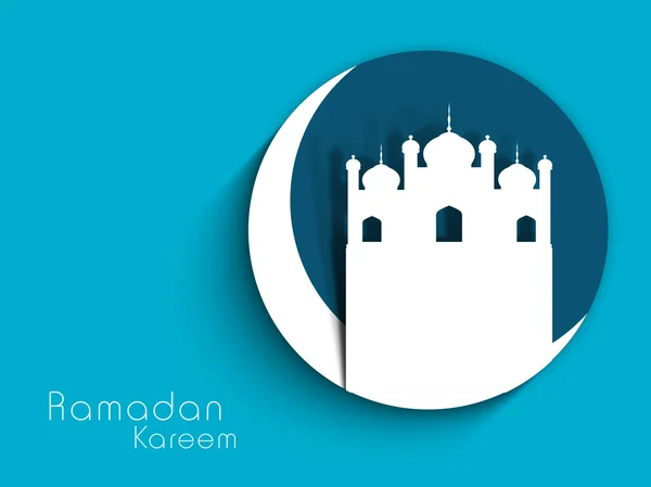 Concept voor Islamitische Gemeenschap heilige maand ramadan kareem. — Stockvector