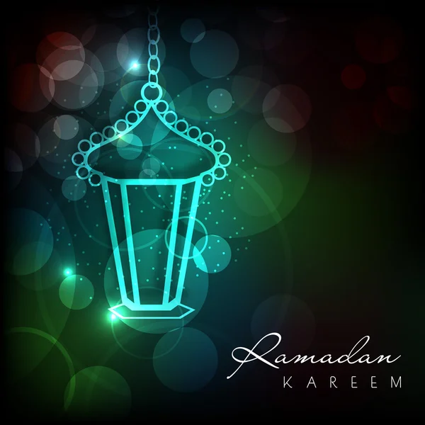 Concept pour la communauté musulmane Mois sacré du Ramadan Kareem . — Image vectorielle