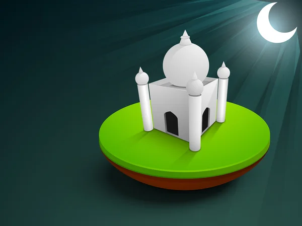 Konsepti muslimiyhteisölle Ramadan Kareemin pyhä kuukausi . — vektorikuva