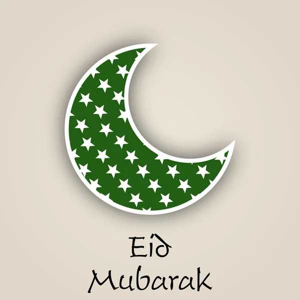 Resumen Festival de la comunidad musulmana Eid Mubarak fondo . — Vector de stock