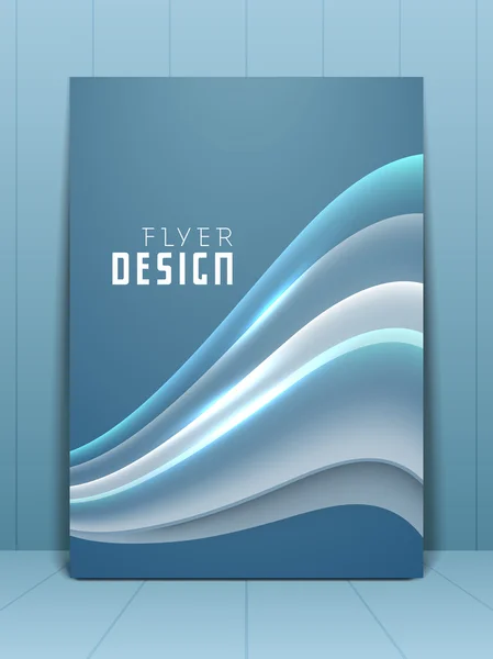 Modelo profissional de folheto de negócios ou design de banner corporativo , — Vetor de Stock