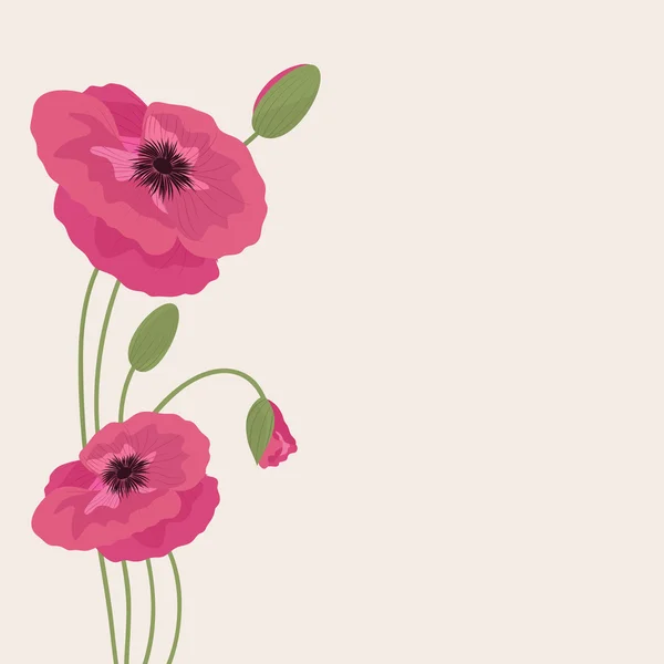 Αφηρημένο φόντο λουλουδιών. — Διανυσματικό Αρχείο