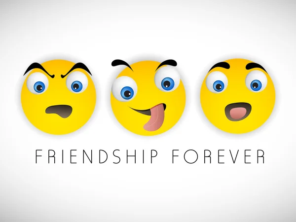 Happy Friendship Day arrière-plan ou concept . — Image vectorielle