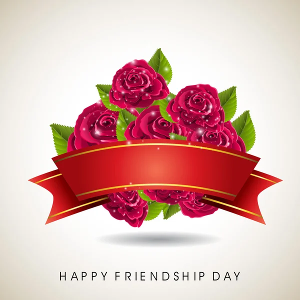 Happy Friendship Day sfondo o concetto . — Vettoriale Stock