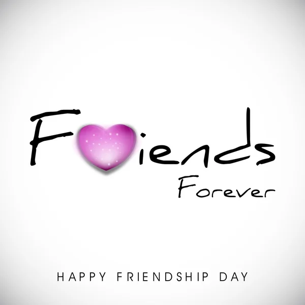 Happy Friendship Day sfondo o concetto . — Vettoriale Stock