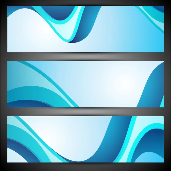 Website header of banner set. — Stockvector