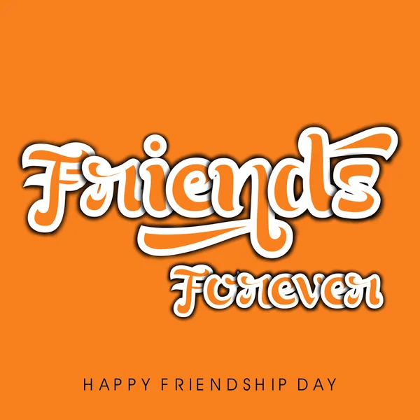 Happy Friendship Day arrière-plan ou concept . — Image vectorielle