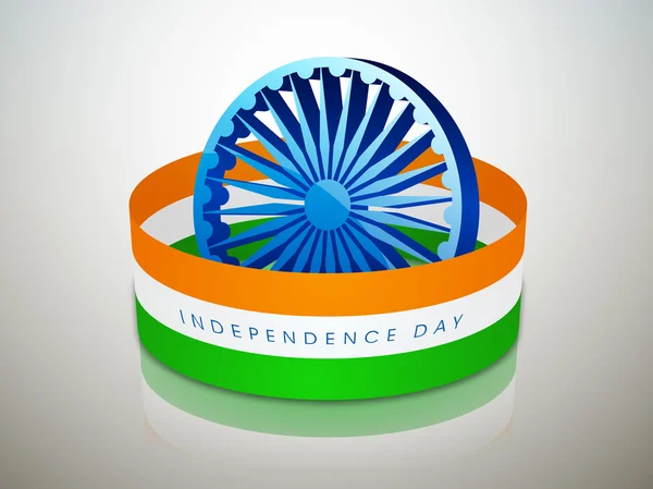 15 août Fond de fête de l'indépendance indienne . — Image vectorielle