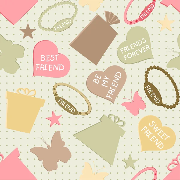 Happy Friendship Day arrière-plan ou concept . — Image vectorielle