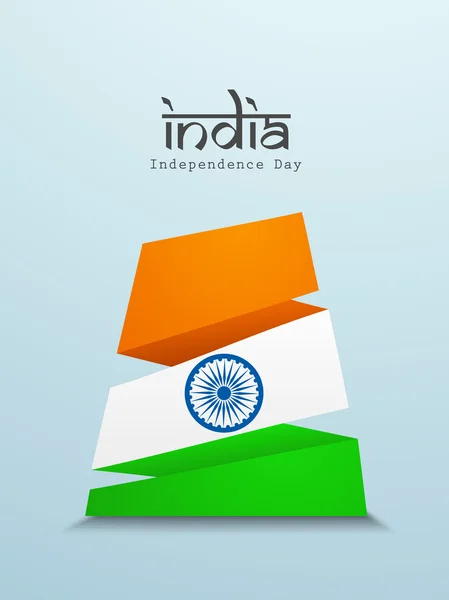 15 août Fond de fête de l'indépendance indienne . — Image vectorielle