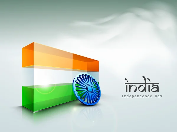 15 Αυγούστου ημέρα ανεξαρτησίας indian παρασκήνιο. — Διανυσματικό Αρχείο