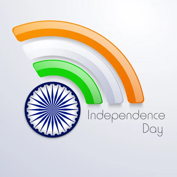 15 Agosto Dia da Independência da Índia fundo . —  Vetores de Stock