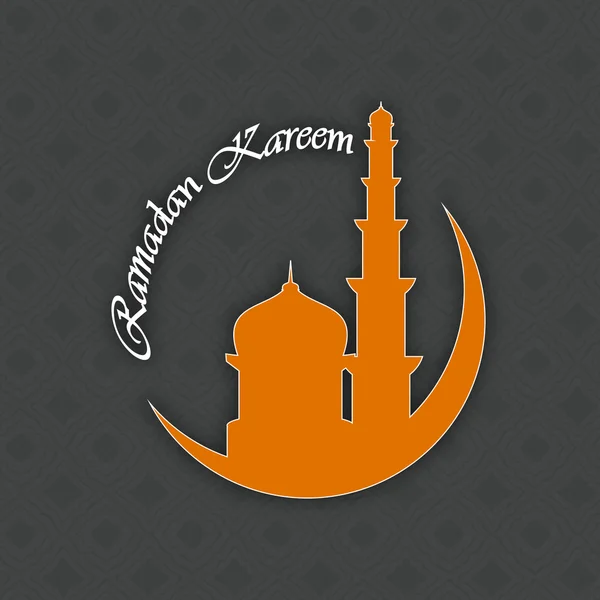 Heilige maand van de Islamitische Gemeenschap ramadan kareem achtergrond. — Stockvector