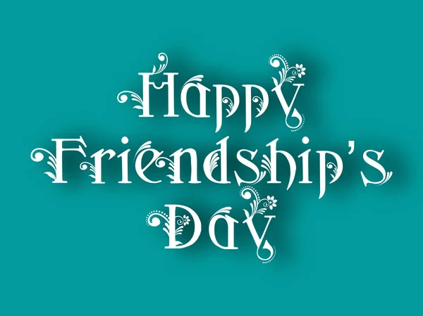 Happy Friendship Day background or concept. — Stock Vector