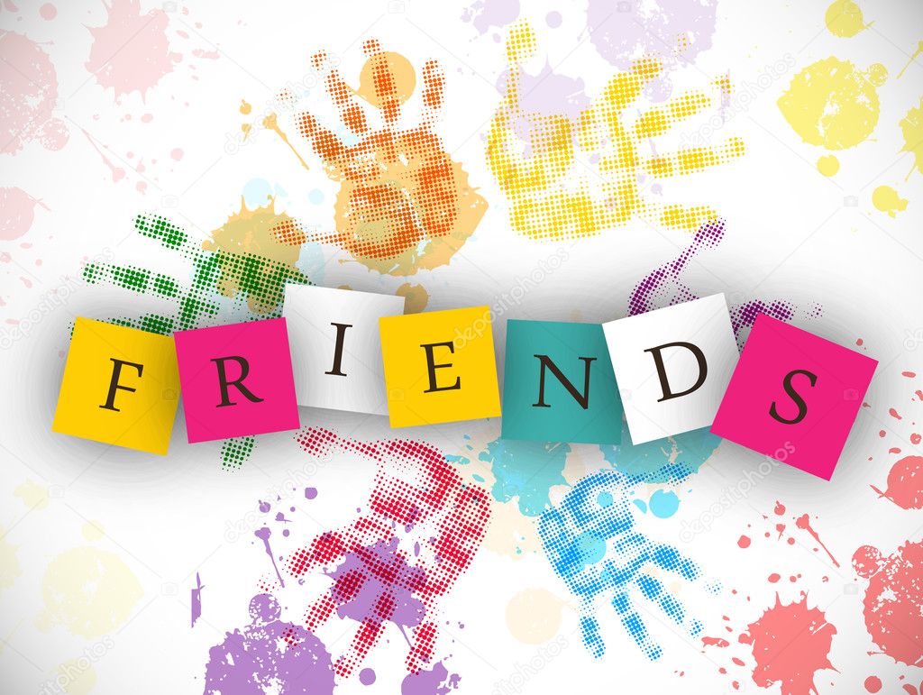 Happy Friendship Day background or concept. Stock Vector Image by  ©alliesinteract #28971935