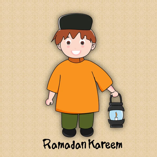 Heilige maand van de Islamitische Gemeenschap ramadan kareem achtergrond. — Stockvector