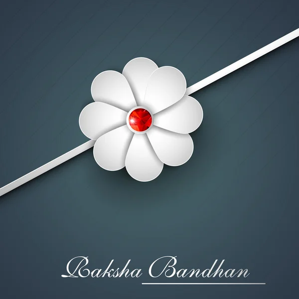 Happy Raksha Bandhan indiai fesztivál háttere . — Stock Vector