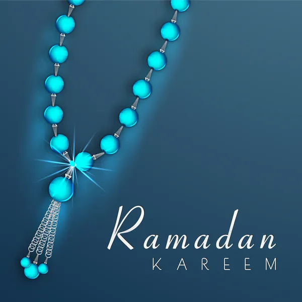 Mois sacré de la communauté musulmane fond Ramadan Kareem . — Image vectorielle