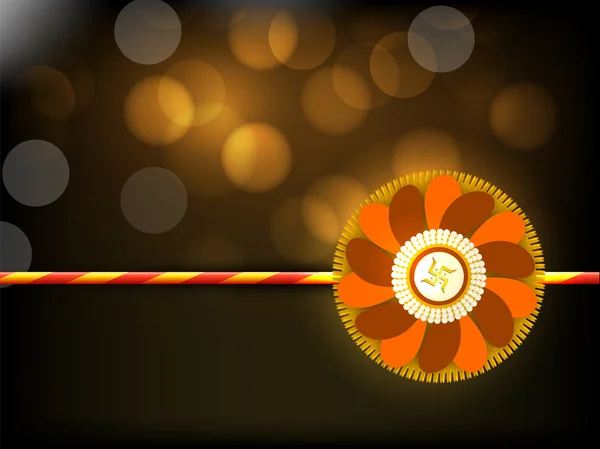 Happy Raksha Bandhan fond du festival indien  . — Image vectorielle