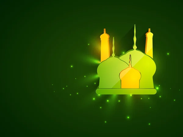 Heilige maand van de Islamitische Gemeenschap ramadan kareem achtergrond. — Stockvector