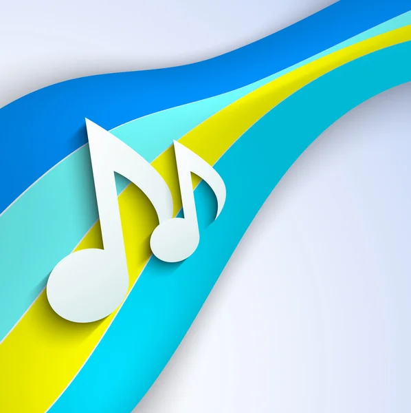 Fondo musical abstracto . — Vector de stock