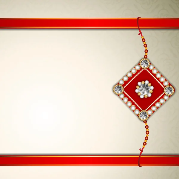 Happy Raksha Bandhan fond du festival indien  . — Image vectorielle