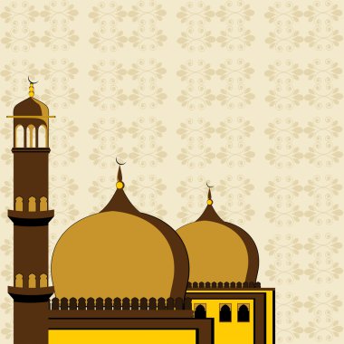 Müslüman toplum Ramazan kareem arka plan kutsal ay.