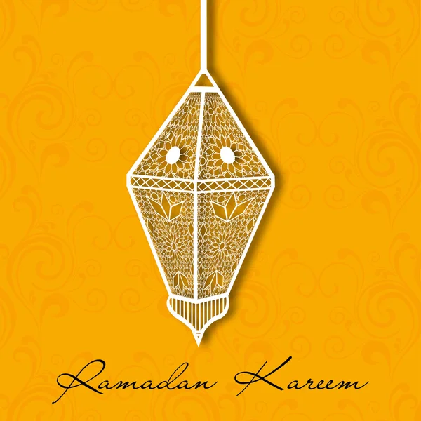 Ιερού μήνα του Ραμαζανιού μουσουλμανικής κοινότητας kareem φόντο. — Διανυσματικό Αρχείο
