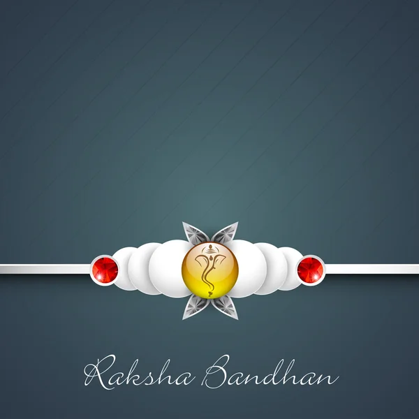 Happy Raksha Bandhan Intian festivaali tausta  . — vektorikuva