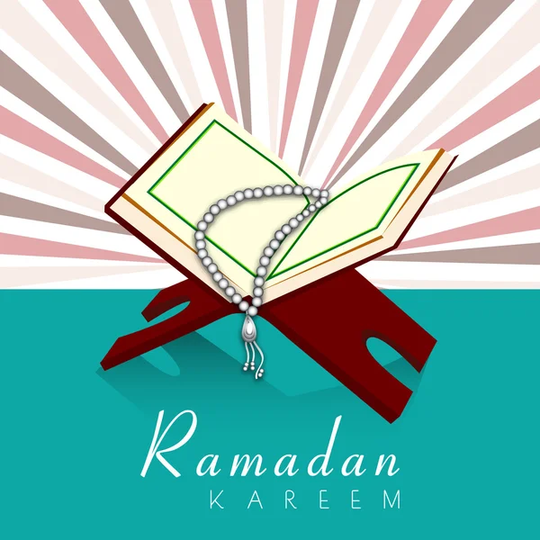 Świętego miesiąca społeczności muzułmańskiej ramadan kareem tło. — Wektor stockowy